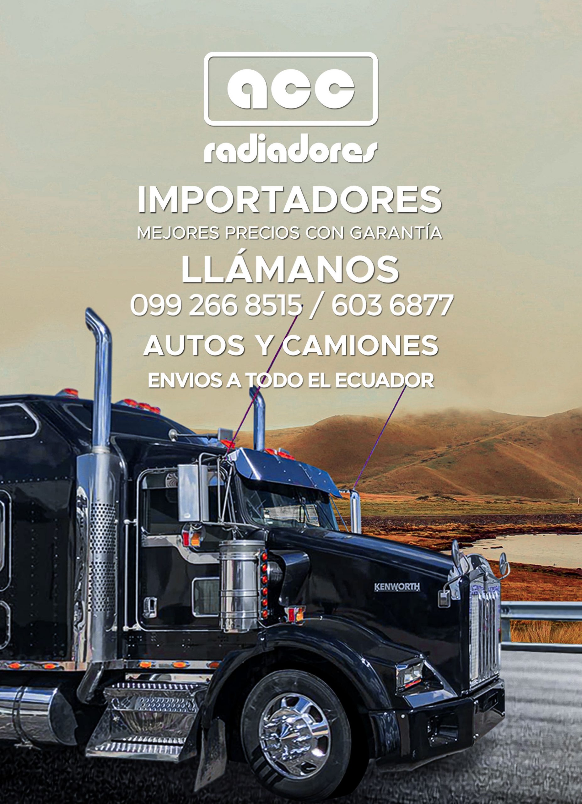 Radiadores para camiones en Ecuador