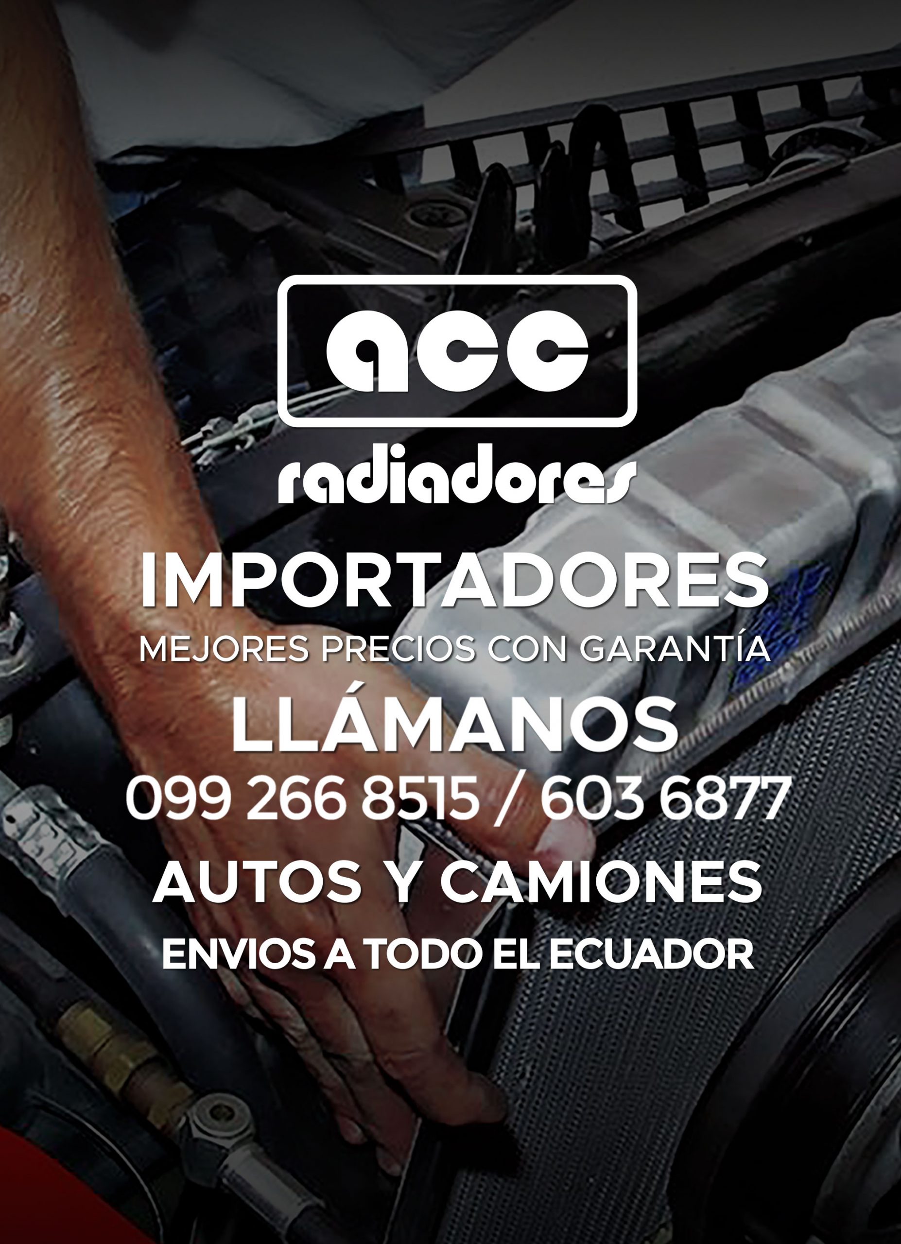 Radiadores y accesorios para autos en Ecuador